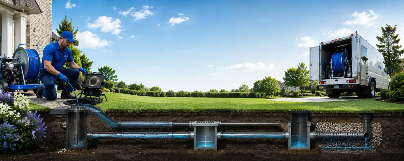 Outdoor drain cleaning information for Concord, IL